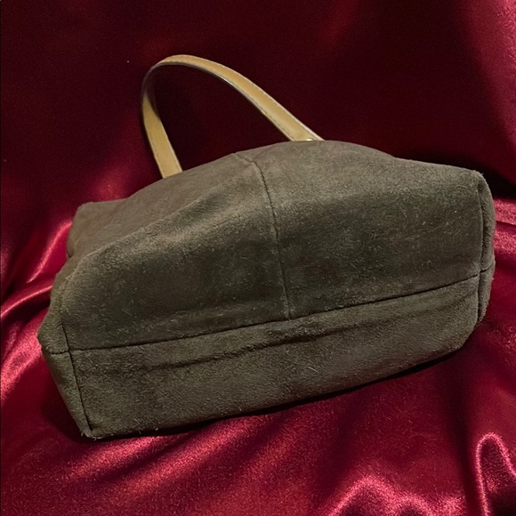 Brown Suede Women's Bag - Picture 6 of 9